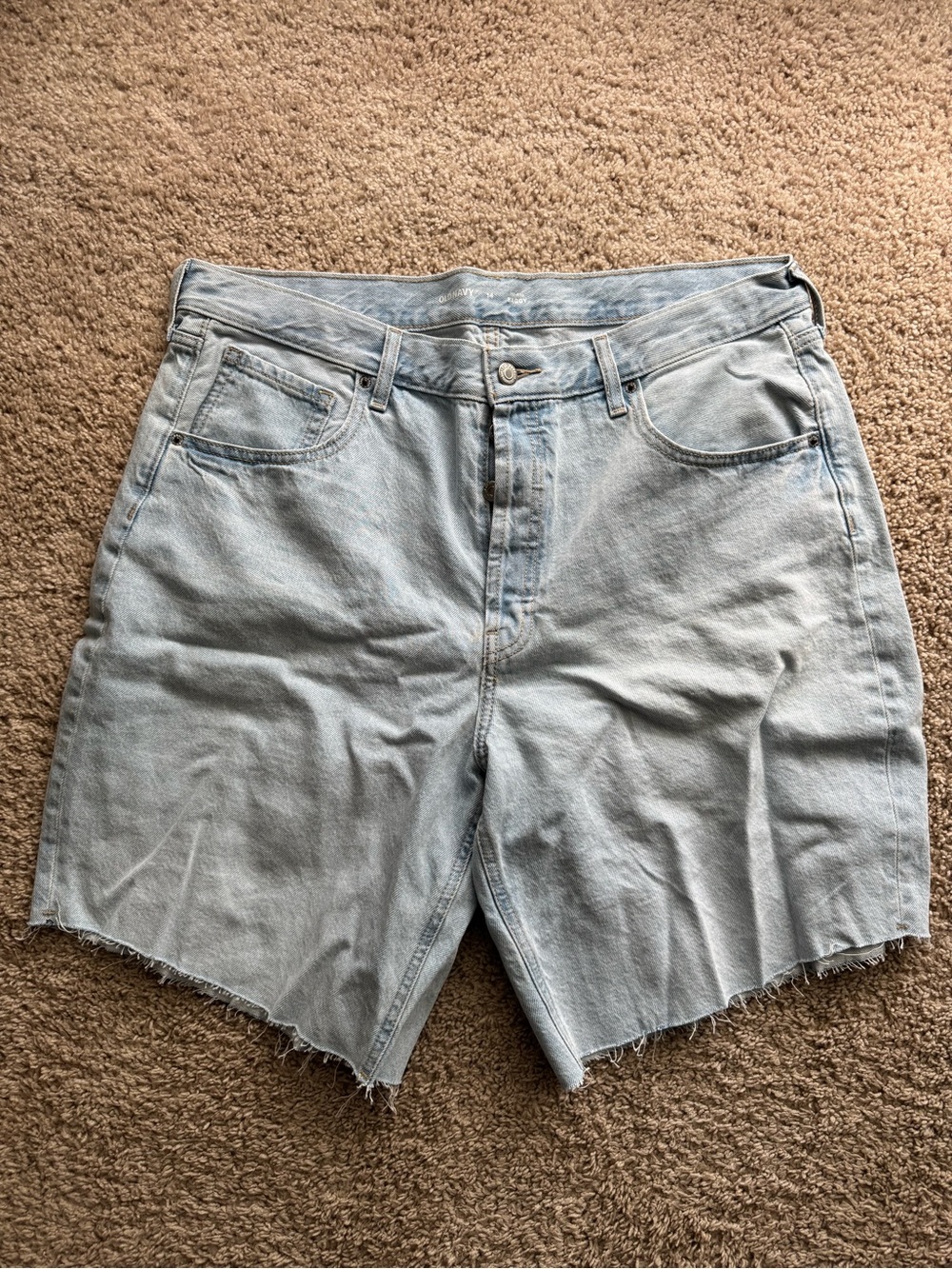 Women’s Old Navy Mid-Rise Baggy Denim Shorts Size 14